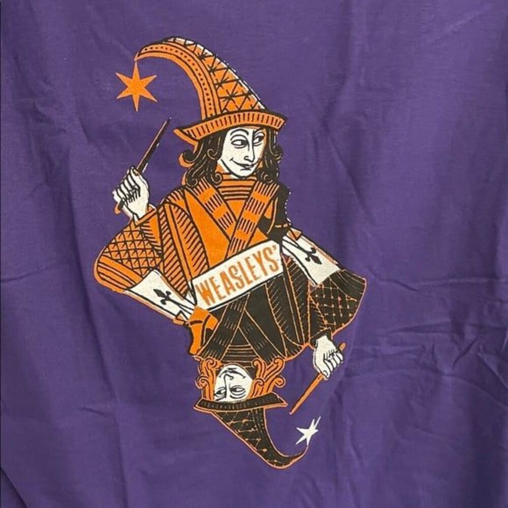 Loot Crate - Harry Potter Purple Weasleys’ Wizard Wheezes T-Shirt Size L - Picture 3 of 5